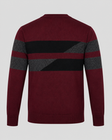Maglia girocollo bicolore