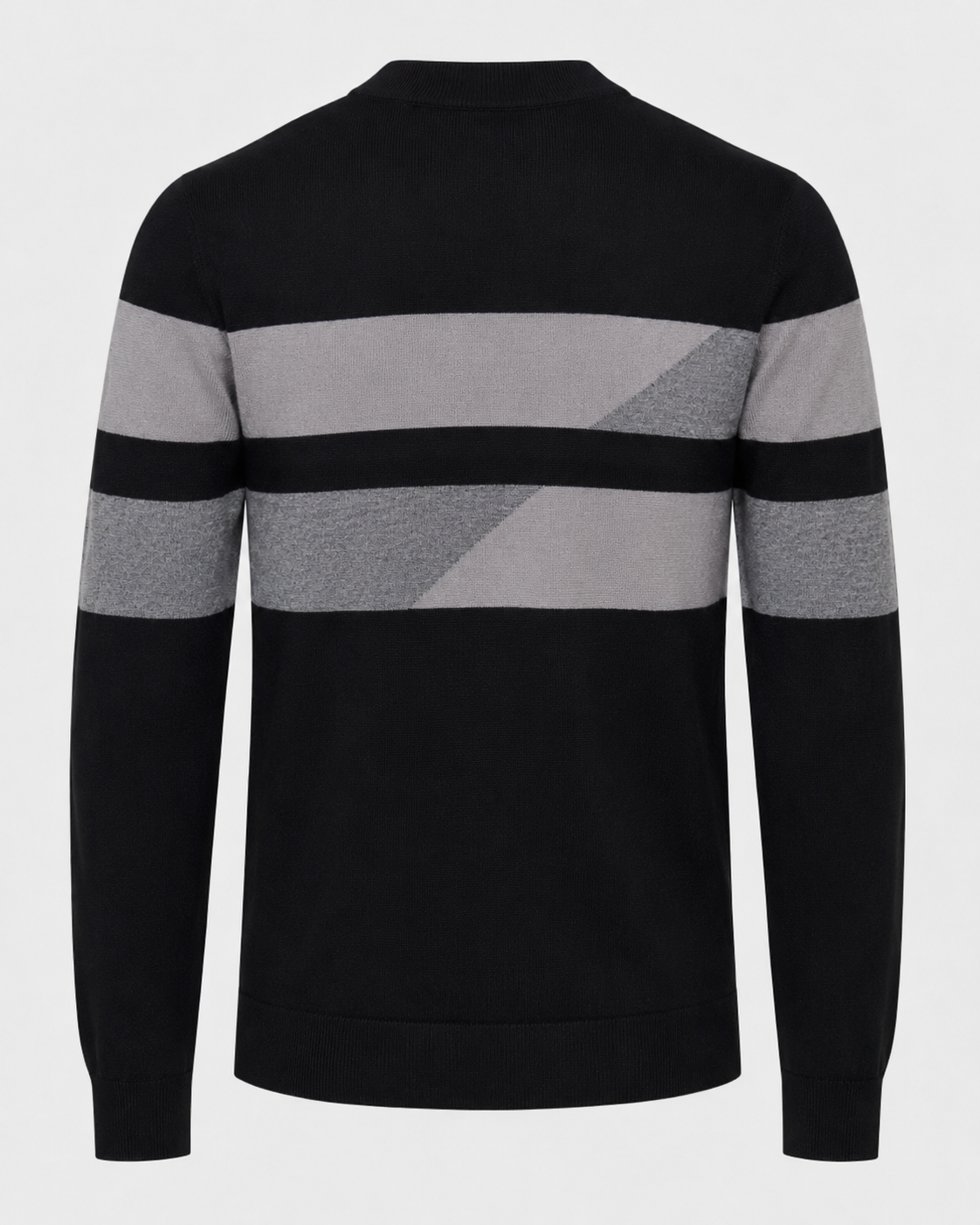 Maglia girocollo bicolore