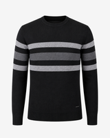 Maglia girocollo bicolore