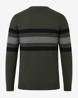 Maglia girocollo bicolore