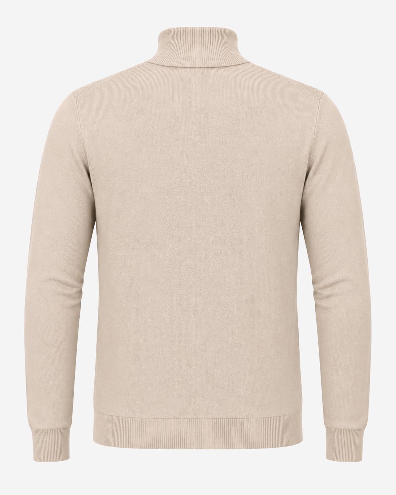 Maglia dolcevita con motivo jacquard