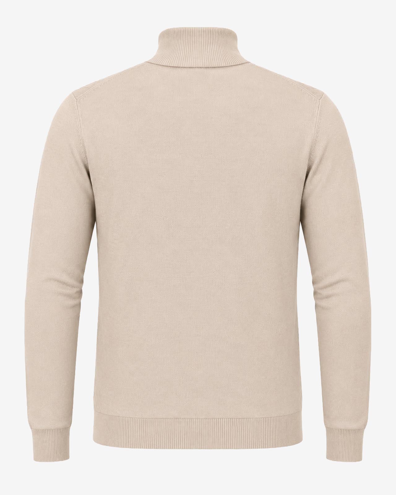 Maglia dolcevita con motivo jacquard