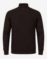 Maglia dolcevita con motivo jacquard