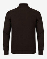 Maglia dolcevita con motivo jacquard