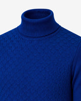 Maglia dolcevita con motivo jacquard