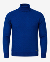 Maglia dolcevita con motivo jacquard
