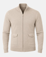 Maglia a mezzo collo con zip