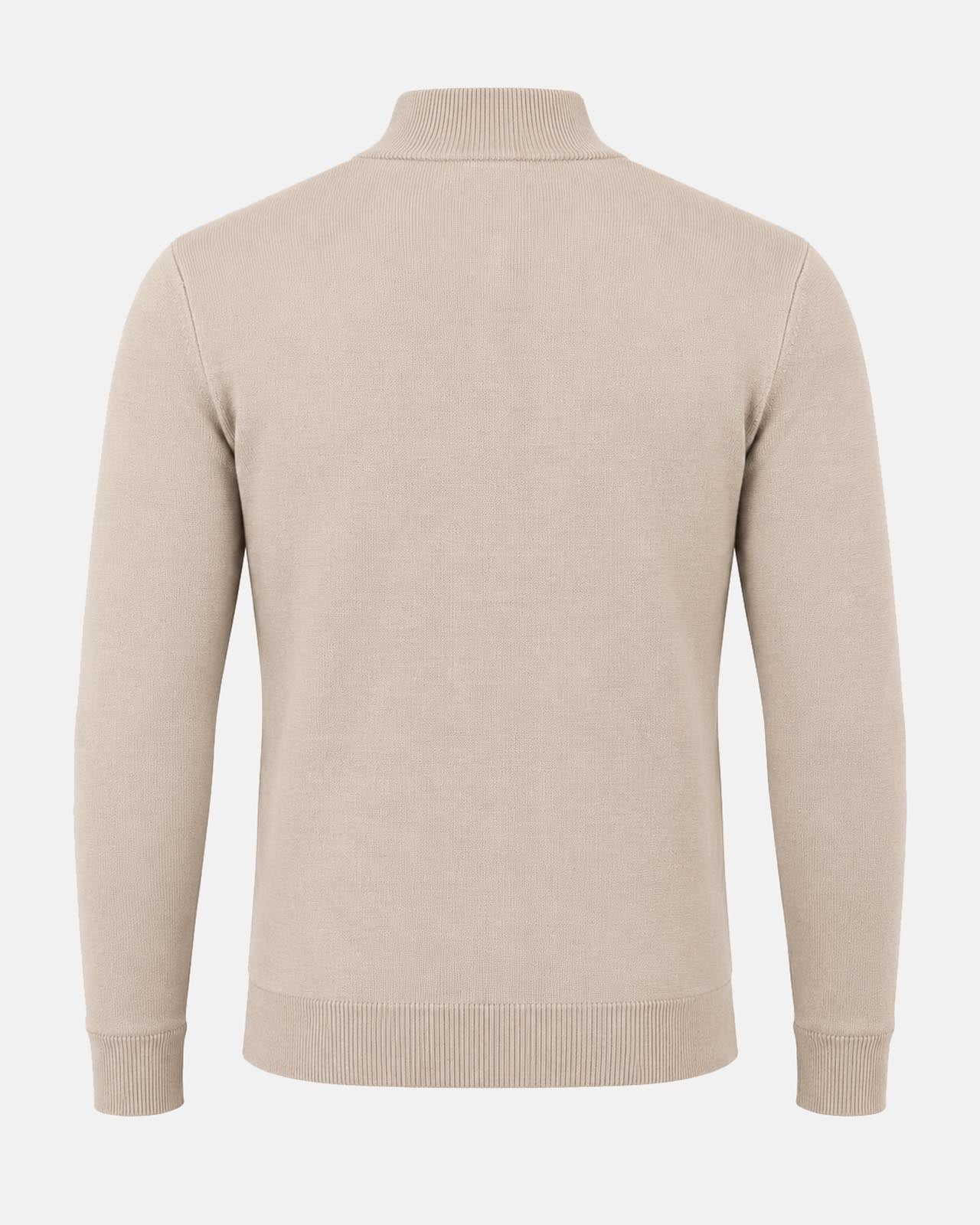 Maglia a mezzo collo con zip