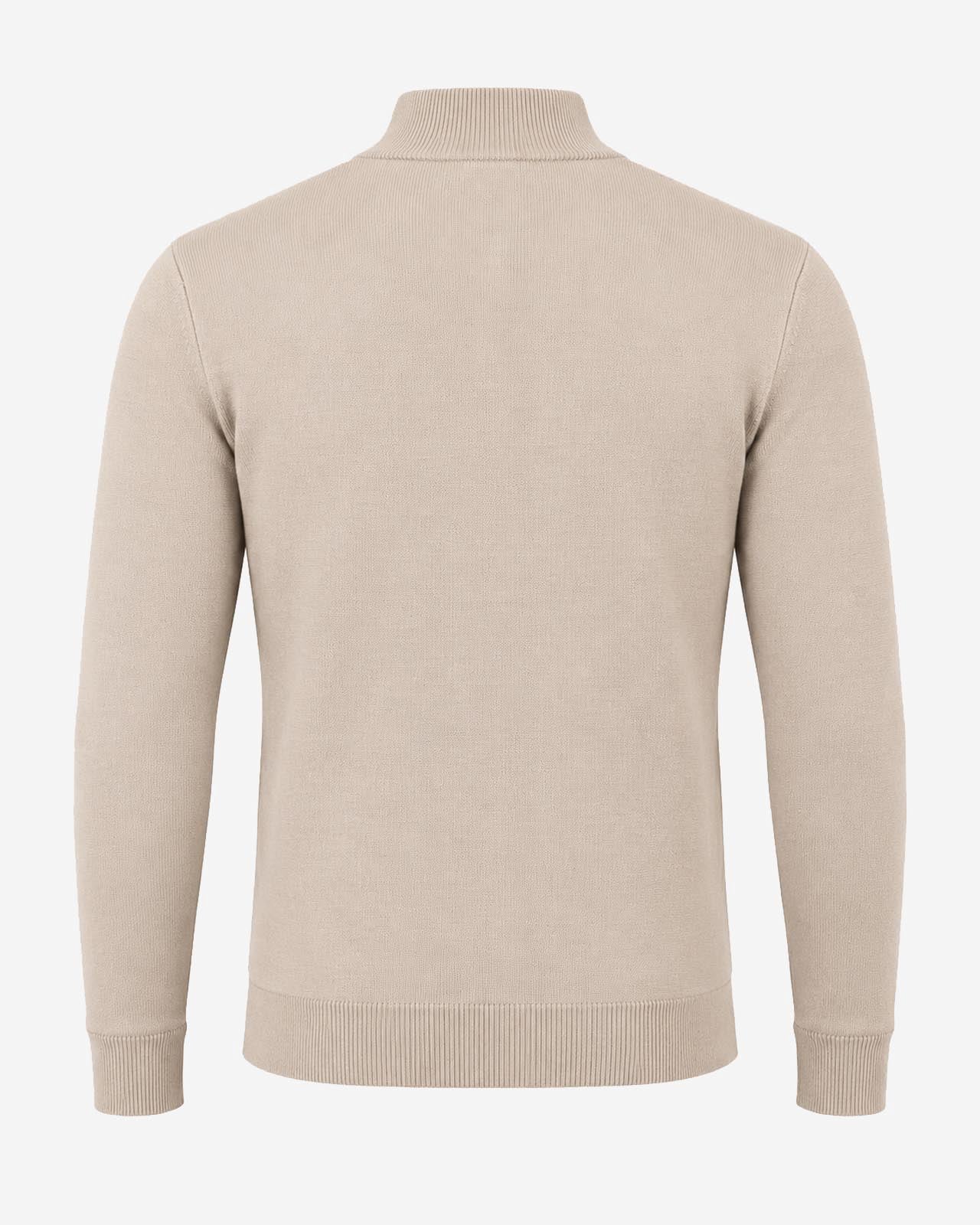 Maglia a mezzo collo con zip