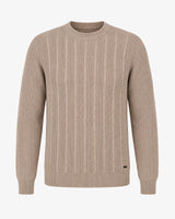 Maglia girocollo con motivo a righe
