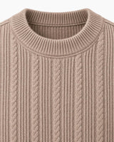Maglia girocollo con motivo a righe