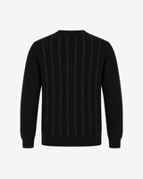 Maglia girocollo con motivo a righe