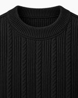 Maglia girocollo con motivo a righe