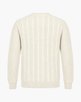 Maglia girocollo con motivo a righe