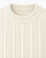 Maglia girocollo con motivo a righe