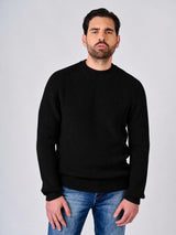 Maglia girocollo manica raglan