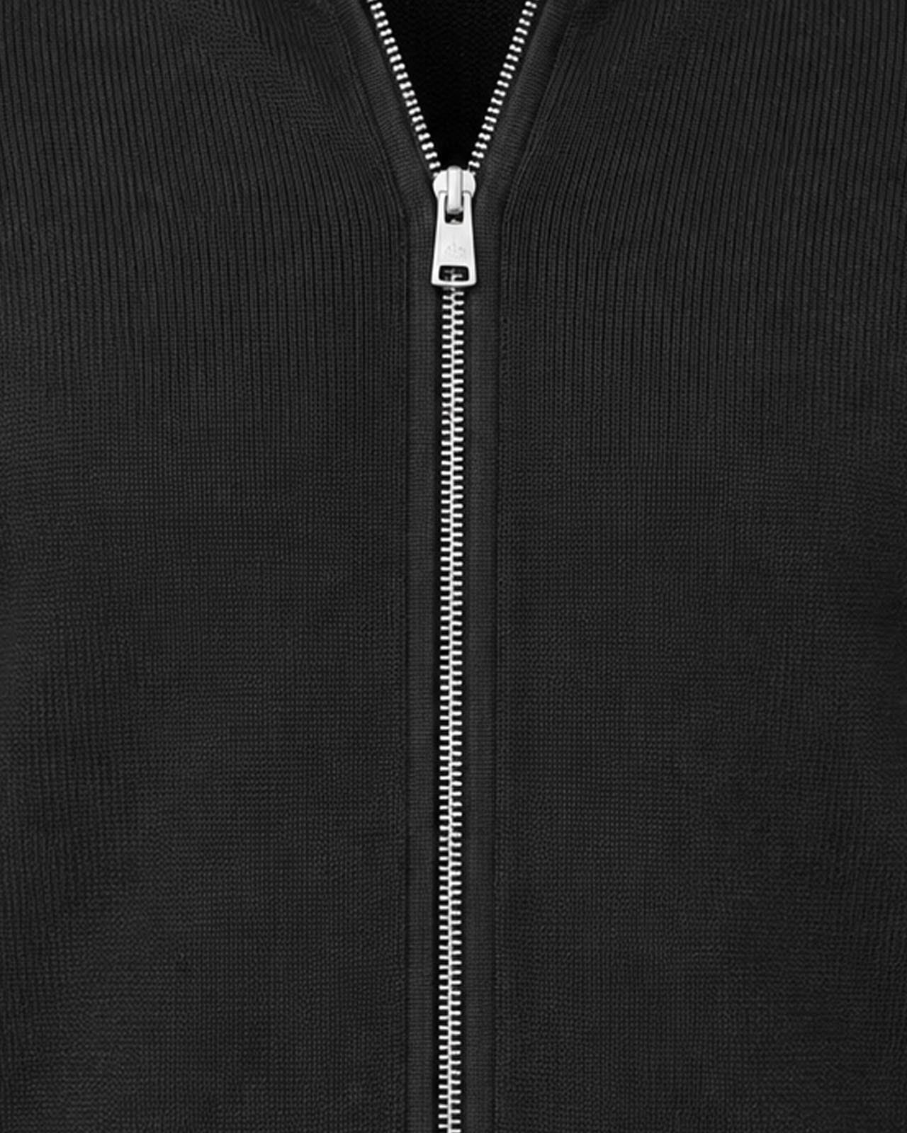 Cardigan in maglia con zip