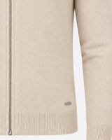 Cardigan in maglia con zip