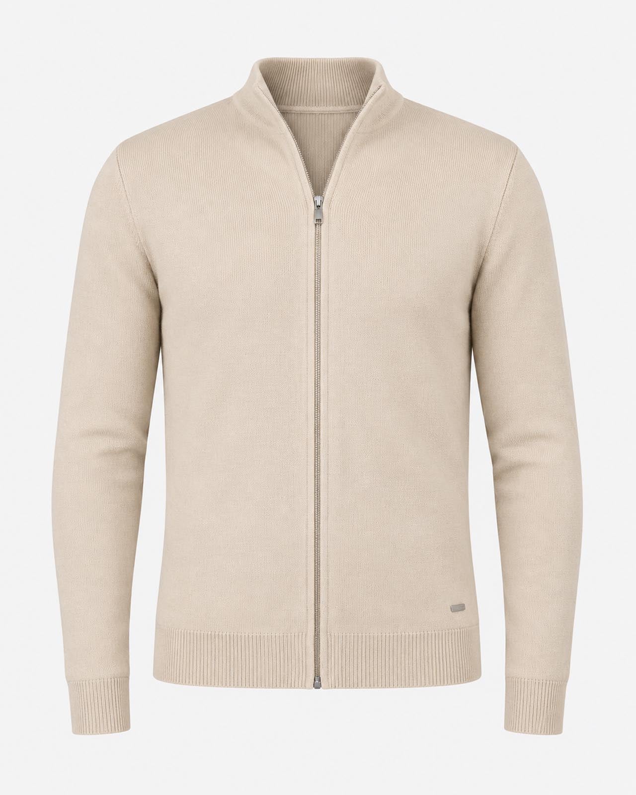 Cardigan in maglia con zip