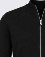 Cardigan in maglia con zip