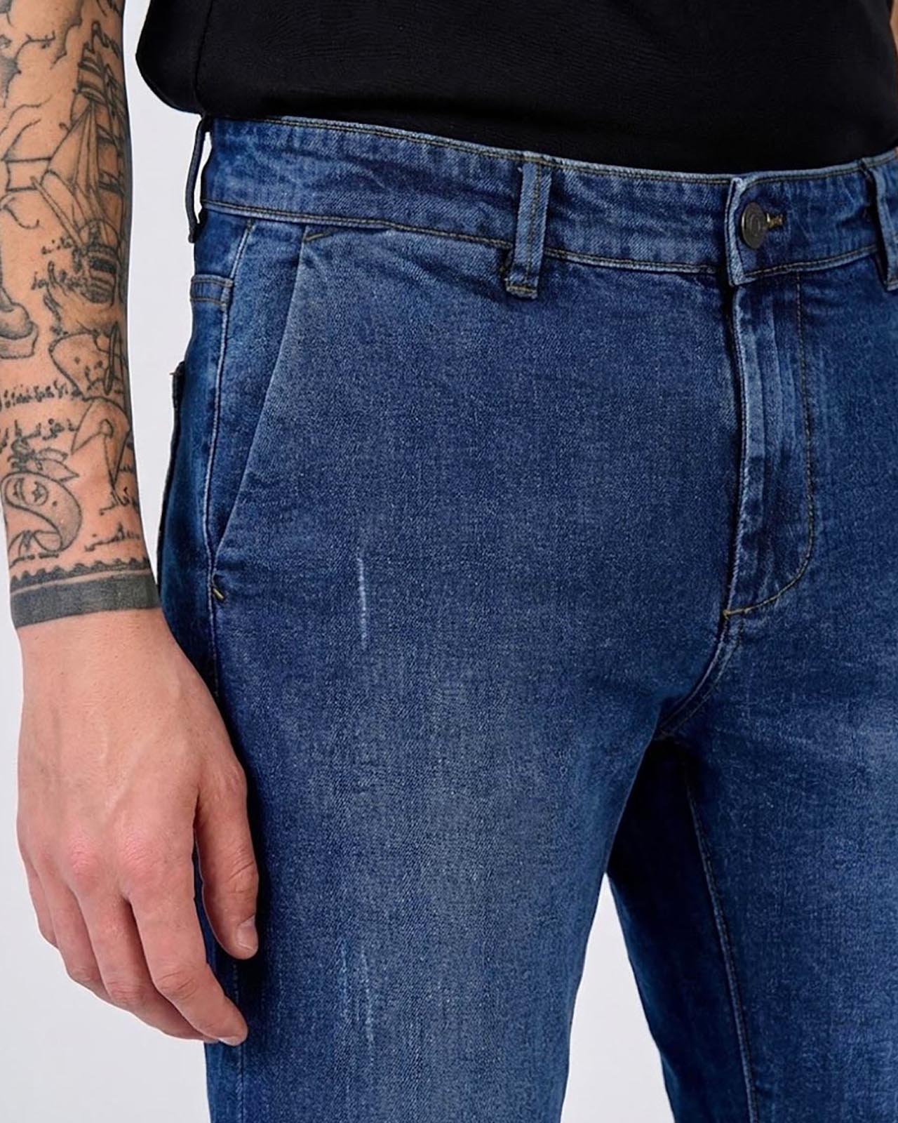 Jeans slim fit tasca America lavaggio medio