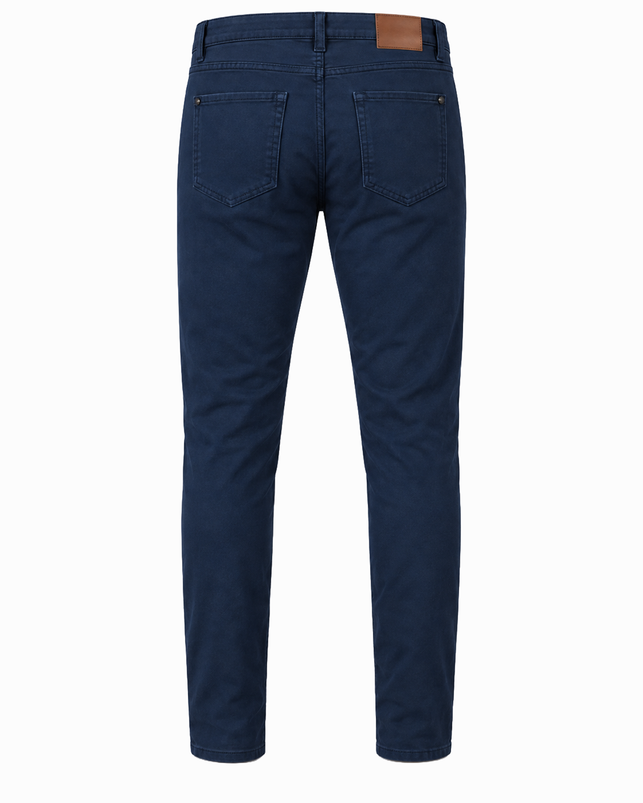 Pantaloni slim fit tinto in capo
