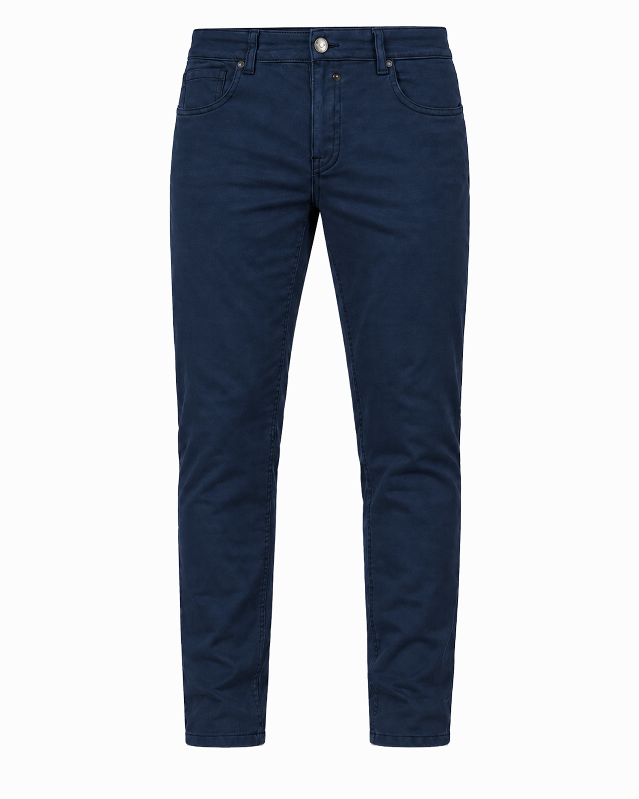 Pantaloni slim fit tinto in capo