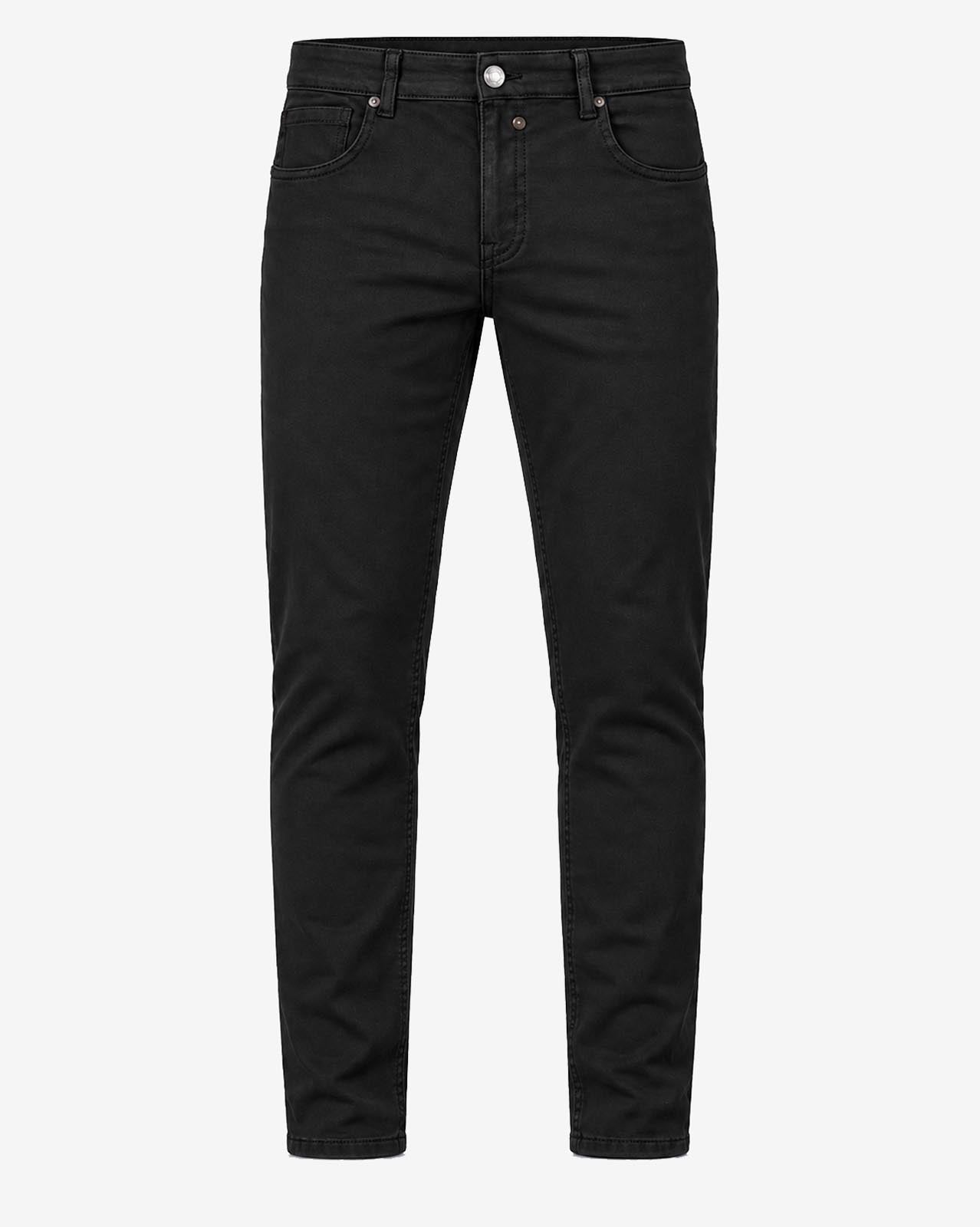 Pantaloni slim fit tinto in capo