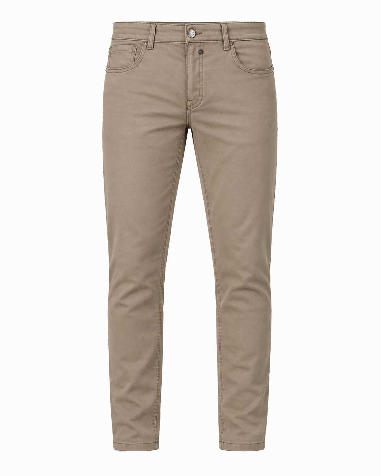 Pantaloni slim fit tinto in capo