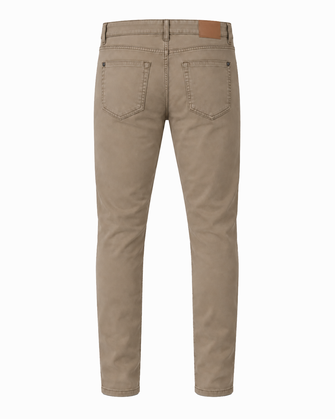 Pantaloni slim fit tinto in capo