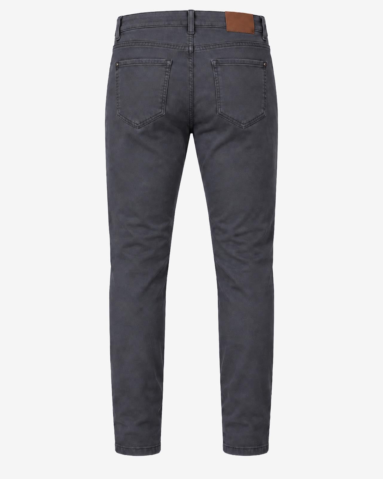 Pantaloni slim fit tinto in capo
