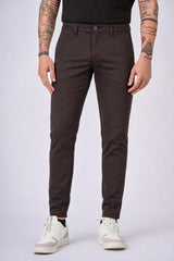 Pantaloni slim fit tasca America tinto in capo