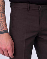 Pantaloni slim fit tasca America tinto in capo