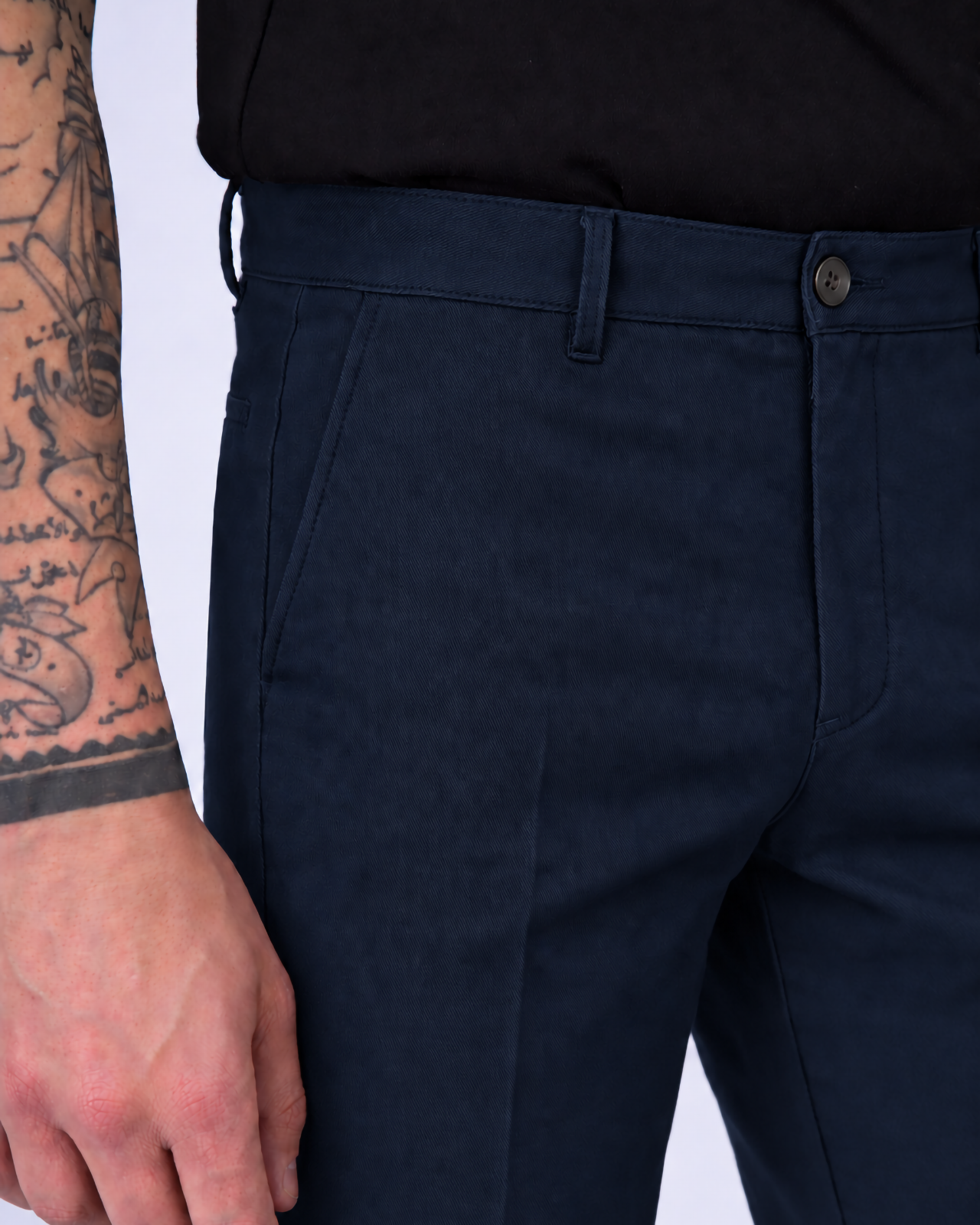 Pantaloni slim fit tasca America tinto in capo