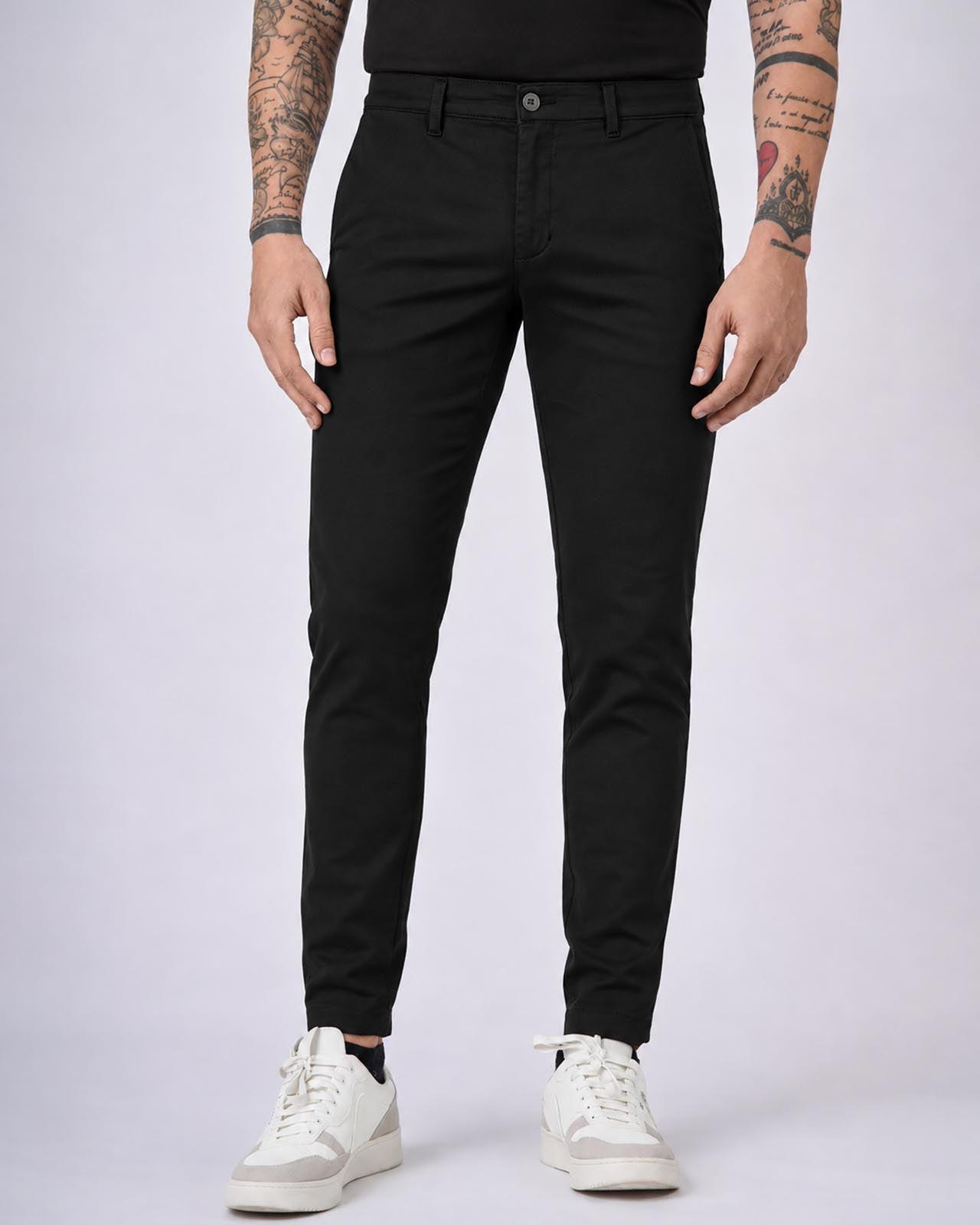 Pantaloni slim fit tasca America tinto in capo