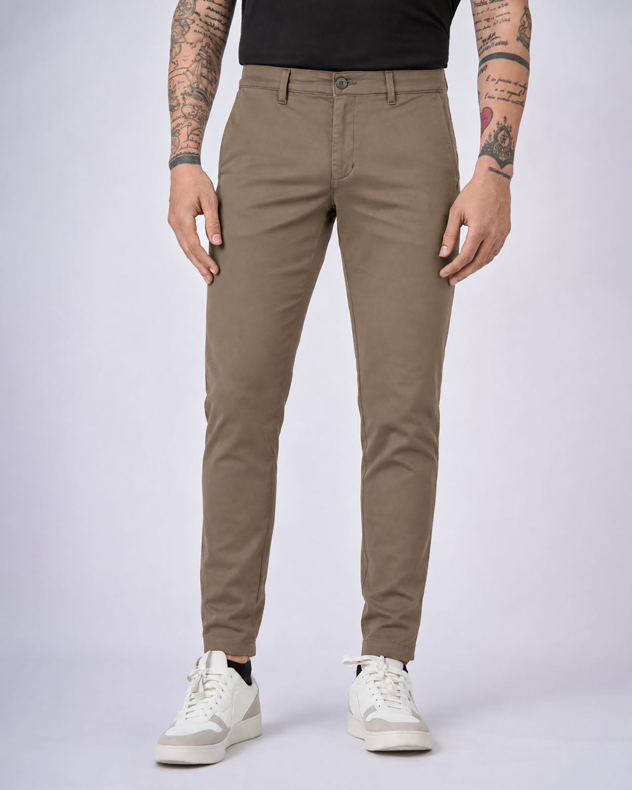 Pantaloni slim fit tasca America tinto in capo