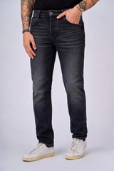 Jeans regular fit grigio scuro