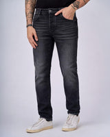 Jeans regular fit grigio scuro