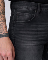 Jeans regular fit grigio scuro
