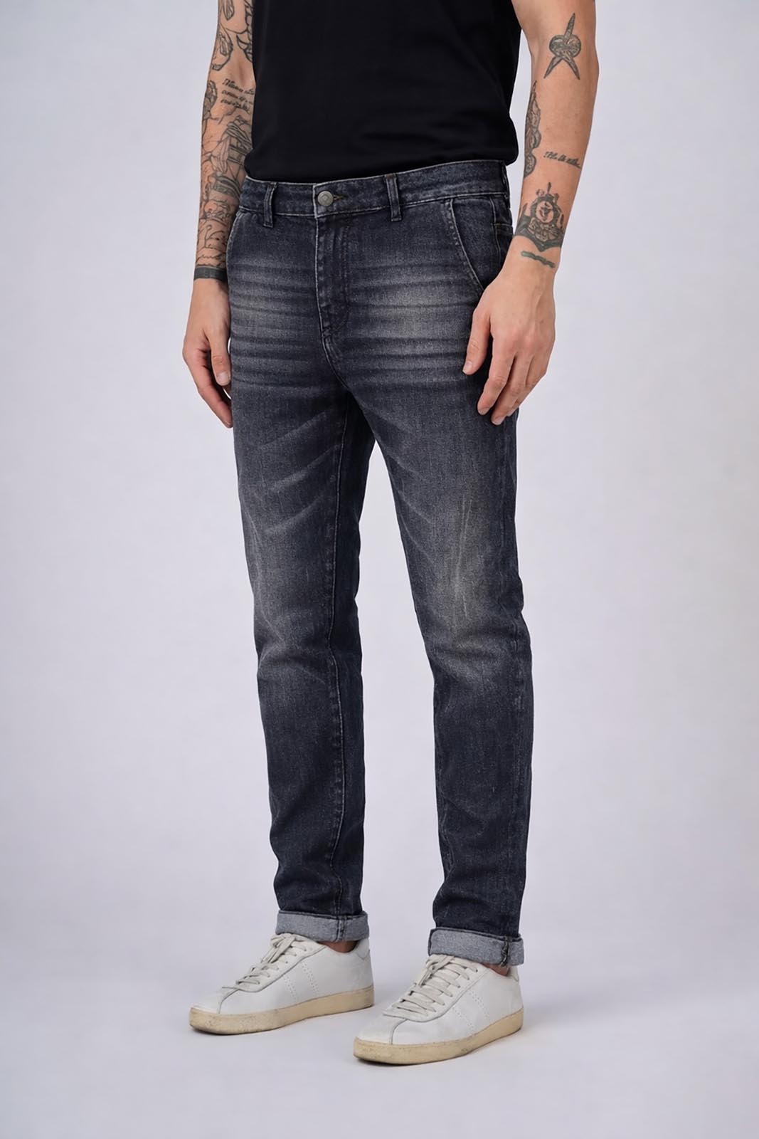Jeans slim fit tasca America lavaggio scuro