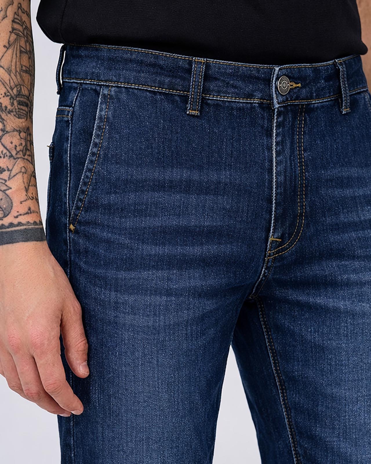 Jeans slim fit tasca America lavaggio blu