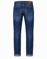 Jeans slim fit tasca America lavaggio blu