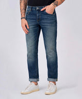 Jeans slim fit tonalità sabbia
