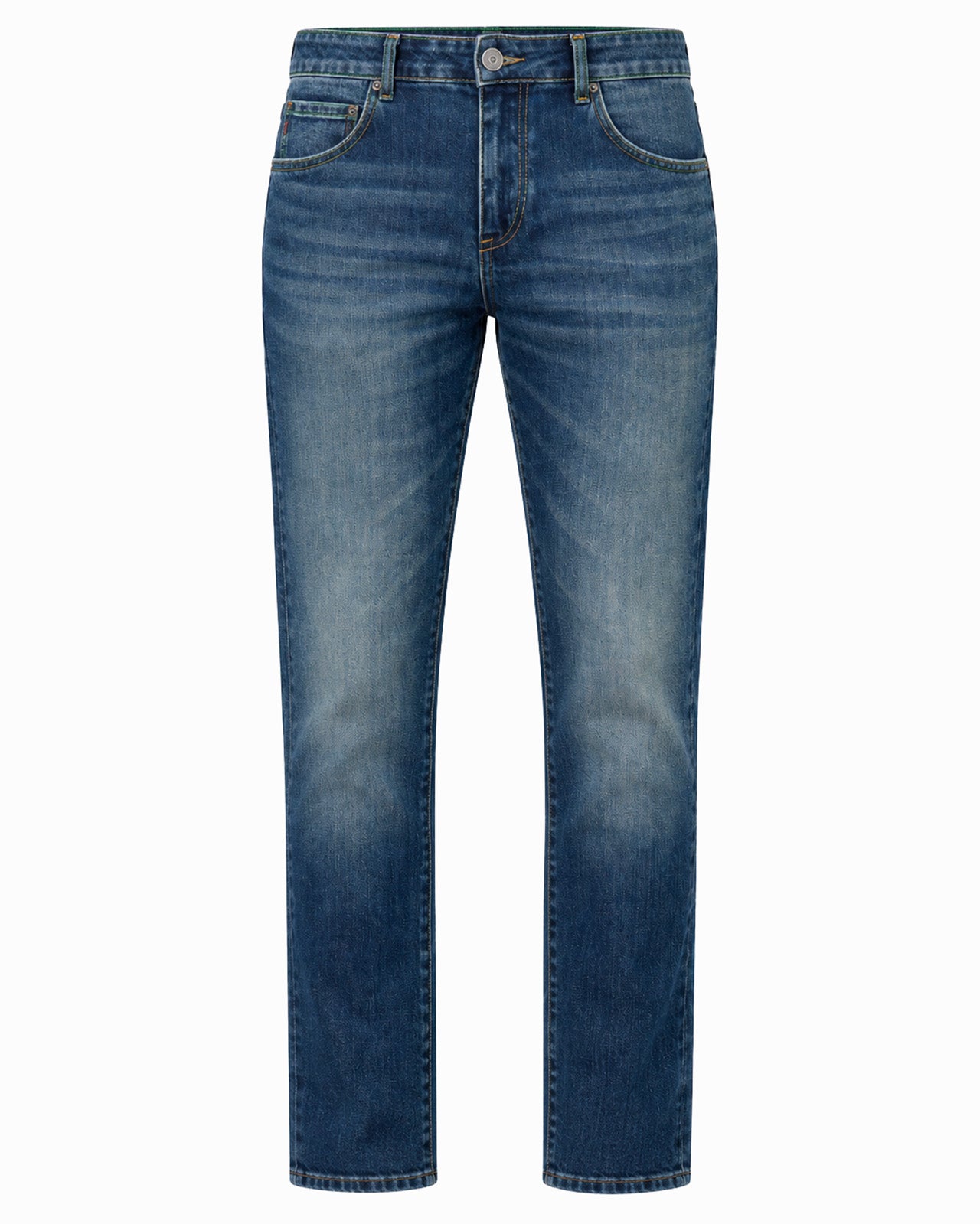 Jeans slim fit tonalità sabbia