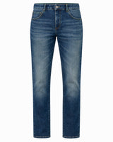 Jeans slim fit tonalità sabbia
