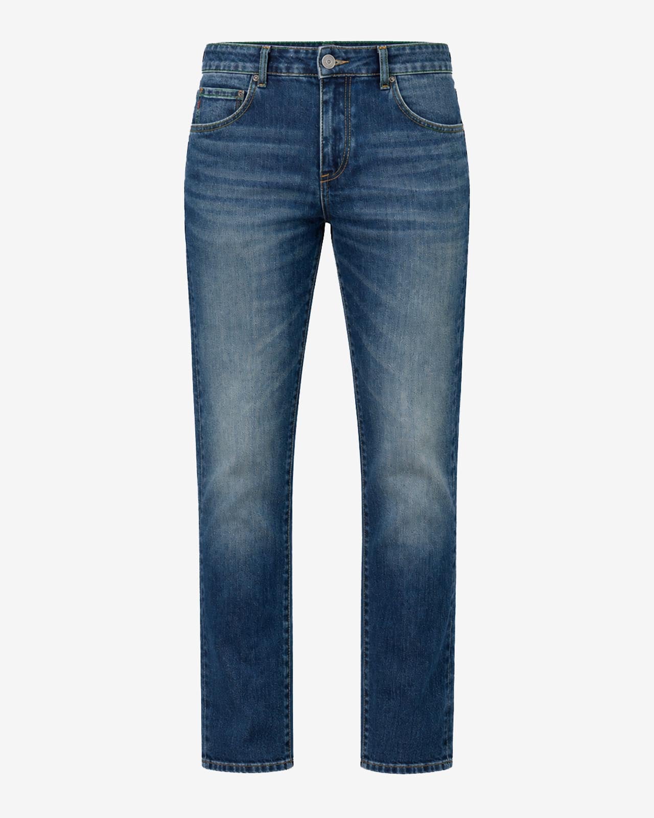 Jeans slim fit tonalità sabbia