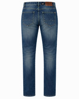Jeans slim fit tonalità sabbia