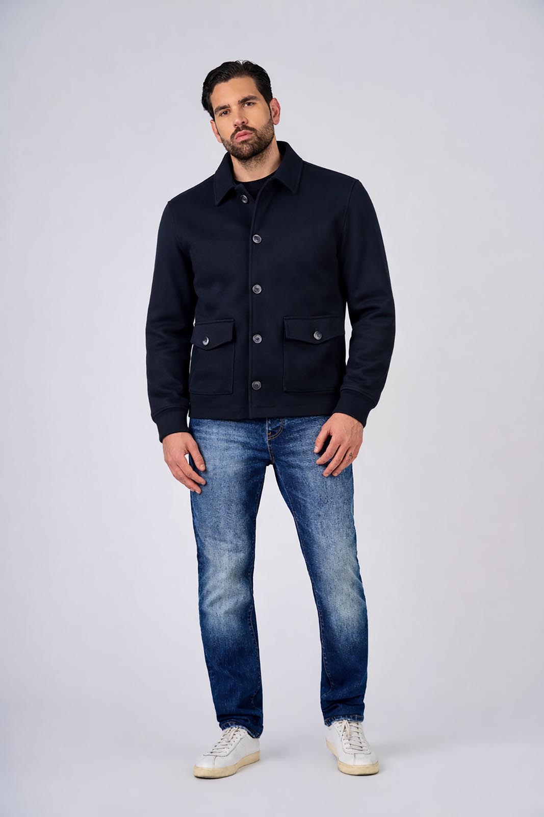 Overshirt in punto Milano