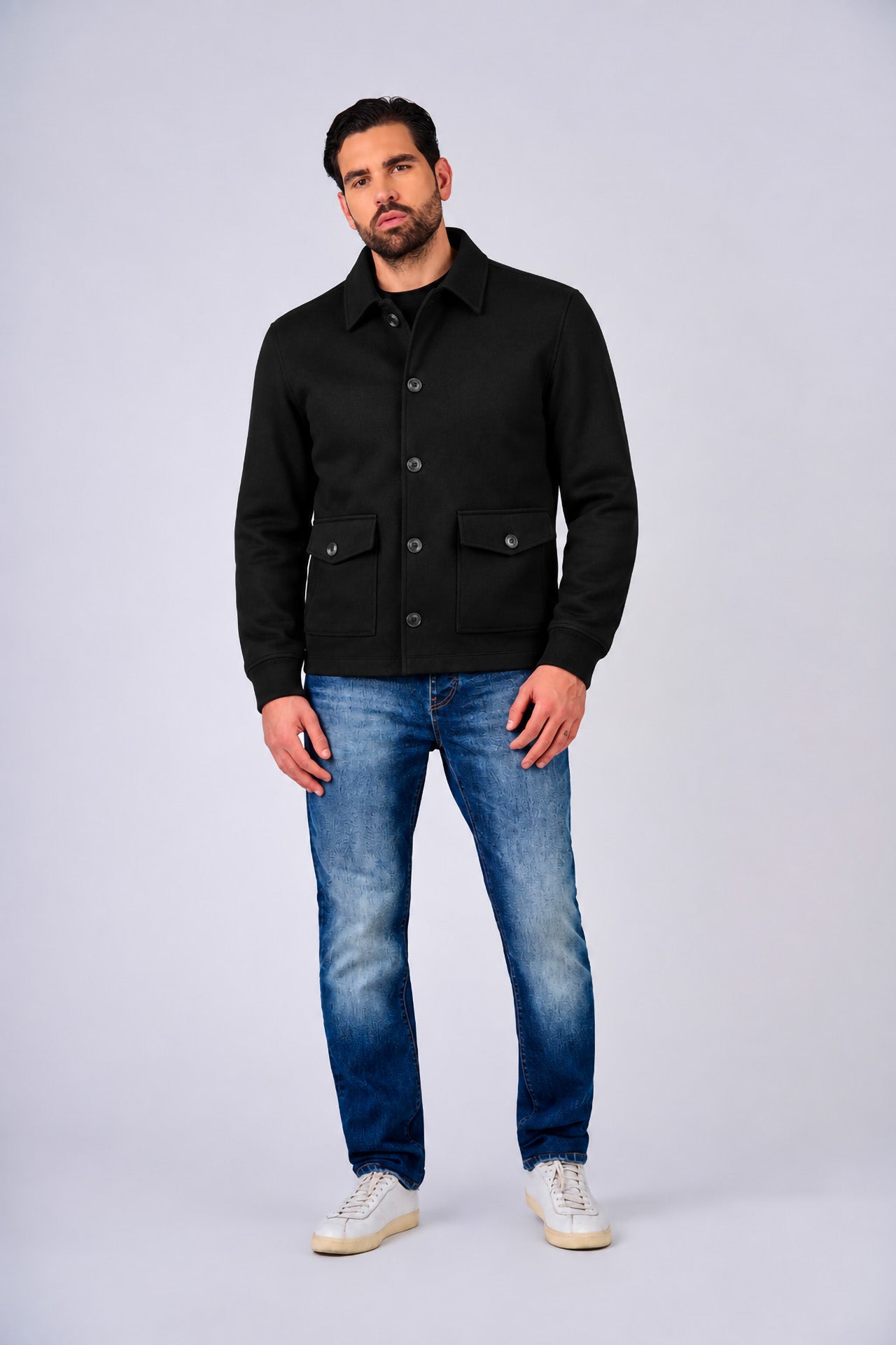 Overshirt in punto Milano