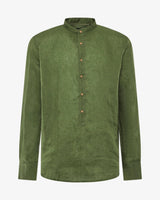 Camicia in lino - Collo serafino